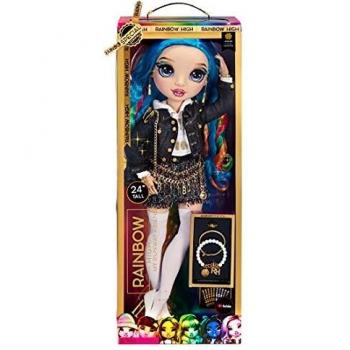 Rainbow High Muñeca grande - Juguete para niños - Muñeca de moda de edición especial de 60 cm - Pelo arcoíris multicolor de 35 cm y más de 25 accesorios - Edad: 6-12 años