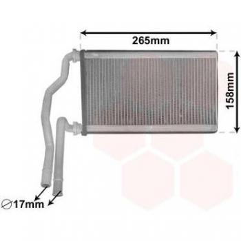 Radiador de calefacción VAN WEZEL 27006273 - Radiador de calefacción, modelo 27006273, fabricado por VAN WEZEL, diseñado para proporcionar calor eficiente en espacios interiores