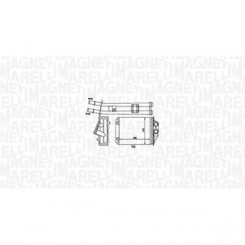 Radiador de calefacción MAGNETI MARELLI 350218491000, intercambiador de calor para interior