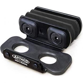 Artago K200 Soporte Universal para Antirrobo de Moto 32, para Fijar a Barras de V del Reposapiés
