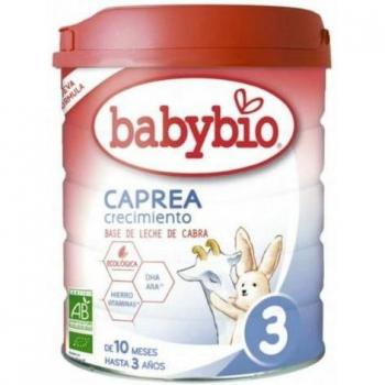 Babybio Caprea 3 Leche de Continuación a Base de Leche de Cabra para Bebés desde los 10 Meses, Orgánica/Biológica, en Polvo, 800g