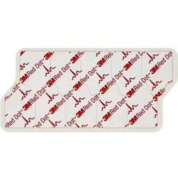 Electrodos Red Dot 3M 2330, paquete de 100 unidades, electrodos desechables para ECG