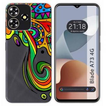 Funda de Silicona Colorida con Dibujos para Zte Blade A73 4G