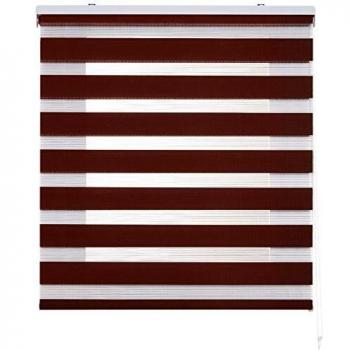 Stor Planet ND645-Duolux Noche y Día Estor Enrollable, Poliéster, Avellana, 140x250 cm
