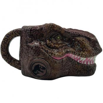 Taza 3D Esculpida Jurassic Park Cabeza de Dinosaurio