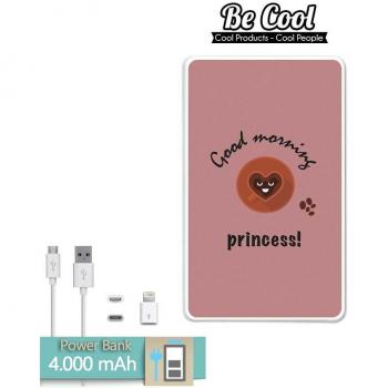 Becool® - Batería Externa Power Bank 4000 mah + Gratis 1 cable USB-MicroUsb