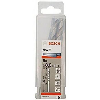 Bosch 2 608 595 074 - Pack de 5 brocas metálicas HSS-G, DIN 338