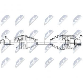 Árbol de transmisión NTY NPW-MZ-051 con características de alta resistencia y durabilidad