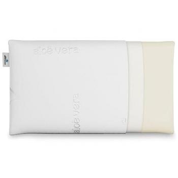 Almohada Viscoelástica Agatha 70cm con Doble Funda, Transpirable, Antiácaros y Termoregulable, Firmeza Media, Ergonómica