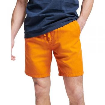 Superdry Men's Vintage Overdyed Orange Shorts XL