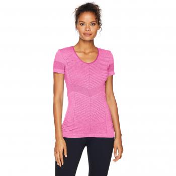Salomon Elevate Seamless Ss W Camiseta de Manga Corta, Mujer, Rosa
