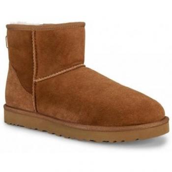 UGG Classic Mini Suede Boots - Chestnut - Male - Size: 8 UK