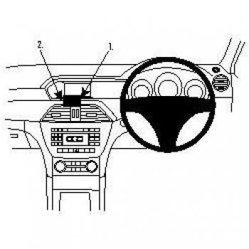 Brodit ProClip - Kit de coche para Mercedes Benz C-Class