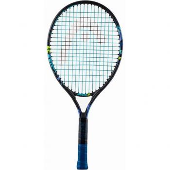 Raqueta de tenis Head Novak 21 azul, ligera, diseño ergonómico, adecuada para principiantes, marco de aluminio, tamaño de cabeza 21 pulgadas