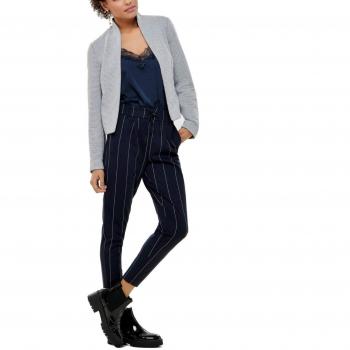 Only Onllink Ricks L/s Blazer CC TLR, Chaqueta de Traje para Mujer, Gris Light Grey Melange, 36