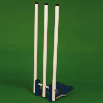 Cualquier Superficie De Metal Base críquet wickets primavera Volver w/juego de palos de acero