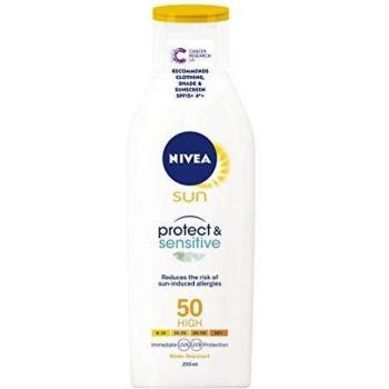 Nivea sun - Protect and sensitive, loción solar con, factor de protección solar 50 - 200 ml