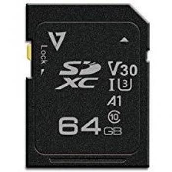 V7 Tarjeta SDXC UHS-3 V30 A1 de 64 GB - Tarjeta de memoria