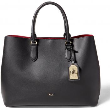 Ralph Lauren - Bolso de asas de Piel para mujer negro negro