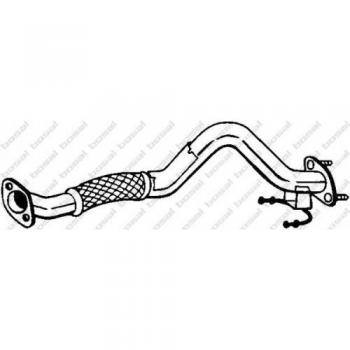 Tubo de escape BOSAL 750-169, tipo: tubo de escape, características: fabricado en acero, diseño específico para vehículos, alta resistencia a la corrosión, fácil instalación, compatible con varios modelos de automóviles