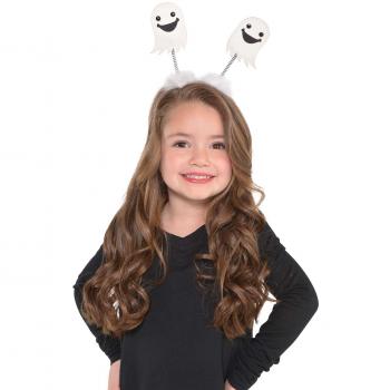 amscan- Halloween Ghost Headboppers, 1 Unidad, Color Blanco, One Size (847518)