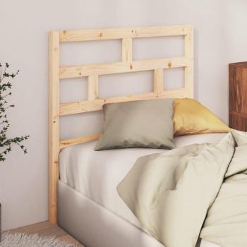 Cabecero de cama 96x4x100 cm madera maciza de pino