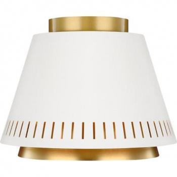 Carter Plafón de Techo Empotrado Blanco Mate 21,3 Cm E27