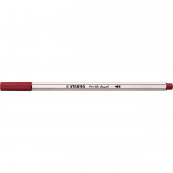 Rotulador Stabilo Pen 68 Brush - Punta a Pincel - Amarillo Limón - 1 mm - 568/24
