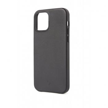 Funda de Cuero Decoded Negra para iPhone 12 Mini