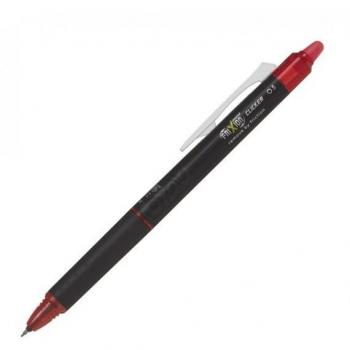 Bolígrafo retráctil de tinta borrable por fricción Frixion Point Clicker Pilot rojo
