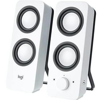Altavoz Logitech Z200, 10W, Blanco, Conexión Alámbrica