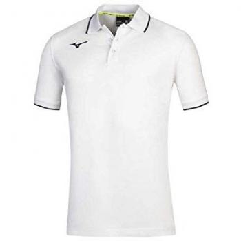 Mizuno Men's White Short Sleeve Polo 2XL