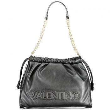 Valentino by Mario Valentino Black Polyethylene Handbag with Chain Strap, Women's Shoulder Bag, ONE SIZE