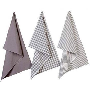 Pack 3 Paños de Cocina Absorbentes 45x70cm Algodón