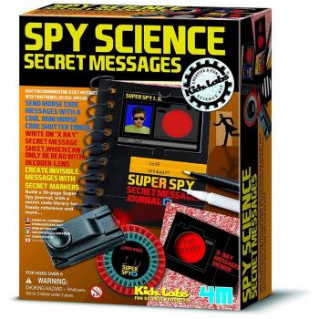 4M - KidzLabs - Spy Science - Secret Message Kit