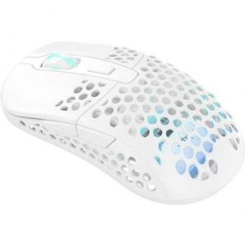 Cherry Xtrfy M42W-RGB-WHITE Ratón RGB 400-16.000 dpi inalámbrico White