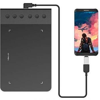 XP-PEN G640S Tableta de Dibujo Gráfica Actualizada 6.5 x 4 Pulgadas con 6 Teclas de Atajo para OSU! Jugar con el Lápiz sin Batería（Presión Sensible 8192 Niveles）