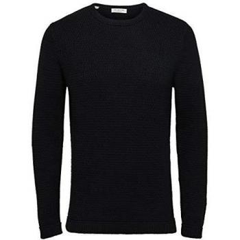SELECTED HOMME Slhvictor Crew Neck W Noos suéter, Negro