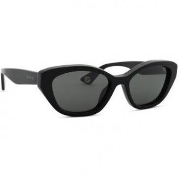 Gucci GG1638S 001 54 Black Grey Sunglasses for Women, Size: 54 MM