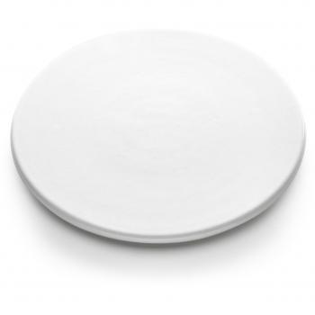 Lékué Plato Redondo Blanco, Cerámica, 15 cm, Negro