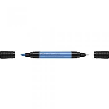 Rotulador Doble Punta Pitt Artist Pen Faber-Castell Tinta China Azul Ultramar