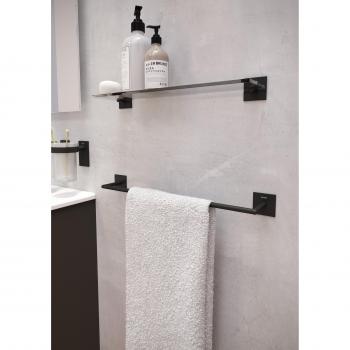 Bath+ by cosmic DIABOLO TOALLERO NEGRO MATE-NEGRO