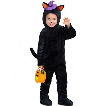 Disfraz de Calabaza Gato Negro para bebé y niños