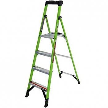 Escalera de Fibra de Vidrio Little Giant Mightylite 4 Escalones - Modelo 15366