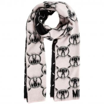 Moschino Abstract Multicoloured Double Question Mark Scarf, Pink female, Size: ONE SIZE