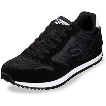Skechers 52384-blk_41, Men's Low-Top Sneakers, black, 7 UK