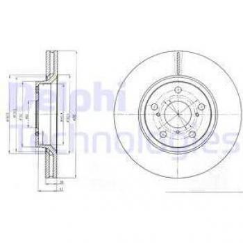 Disco de freno DELPHI BG4236C