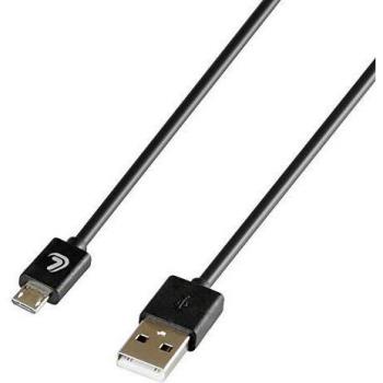Cable USB y Micro USB Esencial 100 cm Negro (Paquete de 5)