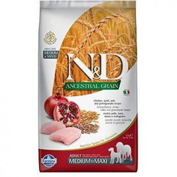 Farmina N&D - Pollo y granada para perros Med/Maxi