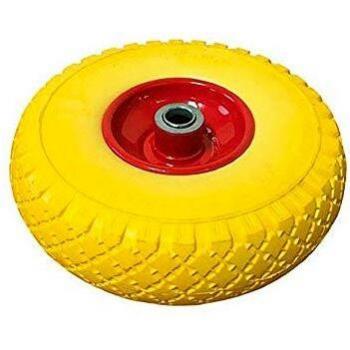 Rueda Completa Antiforadura 260x85 mm con Cojinetes de Rodillos para Carretillas y Carros